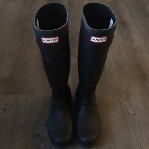 Hunter Black Rain Boots
